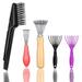 5 Pieces Comb Cleaner NG01 Tool Set Hair Brush Cleaner Rake Comb Cleaning Brushes for Hairbrush and Comb Maintenance Remove Hair Dust Easily Ideal for Home and Salon Usese