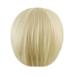 Blekii Clearance Short Women Realistic Short Cool Handsome Wig Wig Fashion Hair Girls White Wig Wigs Human Hair White