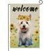 HGUAN Dachshund Garden Flag Sunflower Garden Flag Summer Flag Spring Welcome Yard Flag Floral Dog Flags for Outside 12x18 Double Sided Outdoor Front Porch Decor(9131)