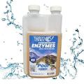Waters Choice 16 oz Enzyme Concentrate for Pools Natural Safe In Ground Above Ground Strong Effective Clarifier Gentle Sensitive Skin No Scum Ring