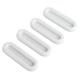 Clearance !!! Beppter 4Pc Handle 4 Pack Instant Cabinet Drawer Handle Auxiliary Kitchen Cabinet Door Window Handle Sticker Self Adhesive Handle White