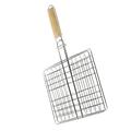 +outdoor Outdoor Activities Party Fish Grill Basket Grill Rack BBQ Net Grilled Fish Clip Household Outdoor Wood