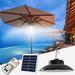 HACHUM Solar Umbrella Lights Outdoor Timed Remote Control Solar Powered Patio Umbrella Lights LED Umbrella Patio Lights For Beach Tent Camping Garden Party Clearance