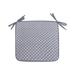 Miyuadkai Chair Cushions Clearance Square Strap Garden Chair Pads Seat Cushion for Outdoor Bistros Stool Patio Dining Room Polka Dots Room Decor Grey