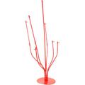 Bracket Flower Frame Ballon Stands Table Centerpiece Stick Holder Balloons Party Accessories with Base Red