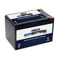Zipp Battery 12V (12 Volts) (12 Volt) 12.4Ah 149w Sealed Lead Acid (SLA) Battery - T2 Terminals By Zipp Battery