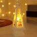 PWPSG Lighted Christmas Decor Battery Include Clear LED Lights Hanging Lantern Christmas Tree Pendant Novel Props Light for Xmas Party Home Decor Multicolor