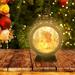 GNFQXSS Lighted Christmas Decor Battery Include Clear LED Lights Hanging Lantern Christmas Tree Pendant Novel Props Light for Xmas Party Home Decor Multicolor