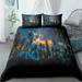 Summer Palm Trees Bedding Set King Double Full Twin Single Size Duvet Cover Pillow Case Bed Linen Set