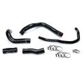 HPS Black Reinforced Silicone Radiator Hose Kit Coolant for Lexus 16-17 GS200t RC200t 2.0L Turbo