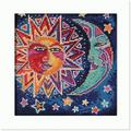 Celestial Beaded Cross Stitch Kit - Sun & Moon 2018 by Laurel Burch - LB141813