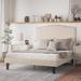 Republic Design House Newport Platform Bed (8" Leg) Ivory, King Size, Solid Wood | 60 H x 80.5 W x 83 D in | Wayfair 10441-F8