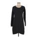 W by Worth Casual Dress - Sweater Dress: Black Dresses - Women's Size Medium