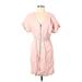 Universal Thread Casual Dress - Shirtdress: Pink Dresses - Women's Size Small