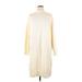 H&M Casual Dress - Sweater Dress: Ivory Dresses - New - Women's Size X-Large