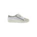 Madewell Sneakers: Silver Shoes - Women's Size 7 1/2 - Round Toe