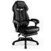 Latitude Run® Adjustable E-Sports Racing Style Chair w/ Padded Headrest, Lumbar Support Blue, Leather | Wayfair FD1FBFDB2AC84063AC84EAE428B6CB9F