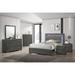 Enitial Lab Marimbi 6 Piece Bedroom Set Wood in Brown/Gray | 51 H x 57.25 W x 78.38 D in | Wayfair IDF7416GY-F-6PC