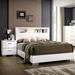 Enitial Lab Ricka 2 Piece Bedroom Set Wood in Brown/White | 48.25 H x 79.38 W x 95.63 D in | Wayfair IDF-7049WH-Q-2PC