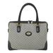 Gucci Bags | Gucci Micro Gg Canvas Boston Bag Pvc Leather Gray Navy | Color: Blue/Gray | Size: W12.2 X H8.7 X D5.1inch(Approx)