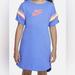 Nike Dresses | Nwt Nike Sportswear Heritage Girl’s Dress Small | Color: Blue/Orange | Size: Sg