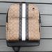 Coach Bags | Coach C3230 Graham Backpack In Blocked Signature Canvas W Varsity Stripe Bag | Color: Brown/Tan | Size: Os