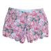 Lilly Pulitzer Shorts | Lilly Pulitzer Buttercup Scalloped Flamingo Shorts - Size 00 | Color: Green/Pink | Size: 00