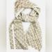 Michael Kors Accessories | Michael Michael Kors Gold And White Signature Scarf Nwt | Color: Cream/Gold | Size: Os