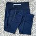 Lululemon Athletica Pants & Jumpsuits | Lululemon Athletica Womens Rival Pace Leggings Rare Navy Blue Ruched Leg Sz 6 | Color: Blue | Size: 6