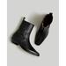 Madewell Shoes | Madewell The Idris Ankle Boot In Leather In True Black | Color: Black | Size: 8