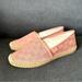 Gucci Shoes | New With Box Gucci Canvas Women Espadrille Size 37.5, Us 7, Pale Pink | Color: Pink/Tan | Size: 7