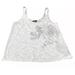 American Eagle Outfitters Tops | American Eagle Juniors Women’s White Tank Top, Lace Back, Size Medium | Color: Gray/White | Size: M