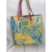 Lilly Pulitzer Bags | Lilly Pulitzer Estee Lauder Large Beach Shoulder Bag Tote Floral Tropical Reusab | Color: Pink | Size: Os