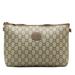 Gucci Bags | Gucci Gg Plus Clutch Bag Second Beige Brown Pvc Leather Men's Gucci | Color: Brown | Size: Os