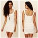 Free People Dresses | Free People Intimately Medallion Crochet Bodycon Dress Size Medium/Large | Color: Cream | Size: M/L