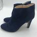 Nine West Shoes | Nine West Royal Blue Suede Ankle Boot Heels. 7.5 | Color: Blue | Size: 7.5
