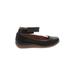 Clarks Flats: Slip-on Wedge Casual Black Print Shoes - Women's Size 7 1/2 - Round Toe