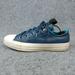 Converse Shoes | Converse All Star Chuck Taylor Low Womens 6 Shoes Desert Storm Blue Leather | Color: Blue | Size: 6