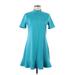 Tommy Bahama Active Dress - A-Line: Teal Print Activewear - Women's Size Medium