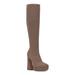 Jessica Simpson Shoes | Jessica Simpson Womens Beige 1" Platform Daniyah Heeled Boots 8.5 M | Color: Tan | Size: 8.5