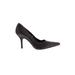 Donald J Pliner Heels: Pumps Stilleto Cocktail Black Print Shoes - Women's Size 7 1/2 - Pointed Toe