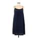 Eileen Fisher Casual Dress: Blue Dresses - Women's Size Medium