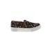 Steve Madden Sneakers: Slip-on Platform Casual Brown Leopard Print Shoes - Women's Size 8 - Round Toe