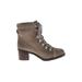 Sam Edelman Boots: Gray Shoes - Women's Size 8