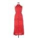 C+D+M Collection Cocktail Dress - Midi: Red Polka Dots Dresses - New - Women's Size X-Large
