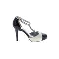 White House Black Market Heels: Slip-on Stiletto Cocktail Black Shoes - Women's Size 6 1/2 - Round Toe