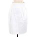 Kate Spade Skirts | Kate Spade New York Solid Cotton Pencil Spring Knee Length Dress Spring Skirt | Color: Gold/White | Size: 2