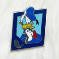 Disney Jewelry | 5/$25 Disney Donald Duck Blue Square Pin | Color: Blue | Size: Os