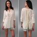 Free People Tops | Free People | Snap Out Of It Ivory Rayon Tunic Xs Guc R568 | Color: Cream/White | Size: Xs