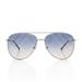 Burberry Accessories | Burberry Polarized Check Aviator Sunglasses | Color: Black/Silver | Size: Os